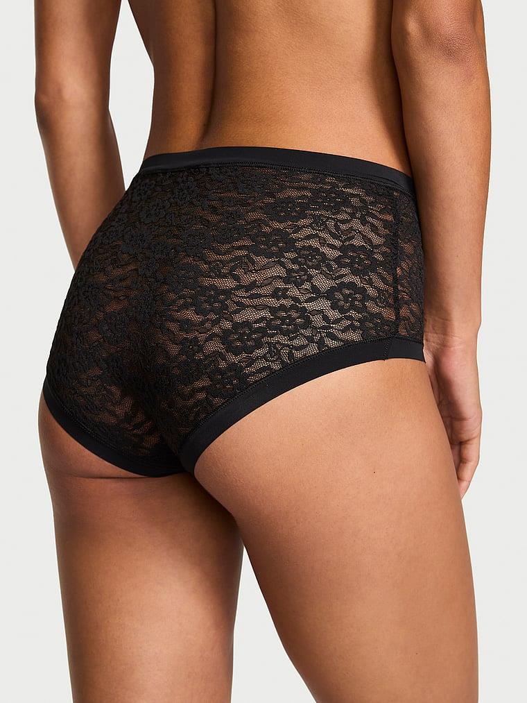 Lazer Kesim Dantelli Modern Brief Kulot arka görünümü