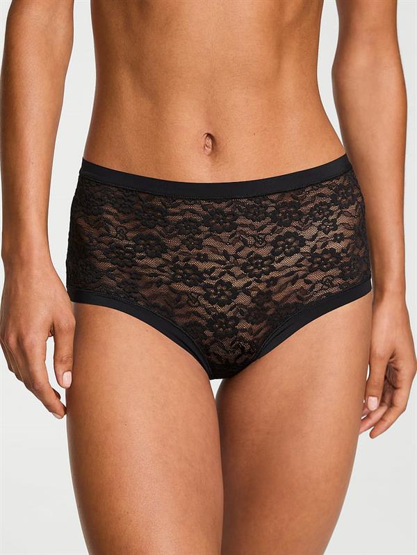 Lazer Kesim Dantelli Modern Brief Kulot