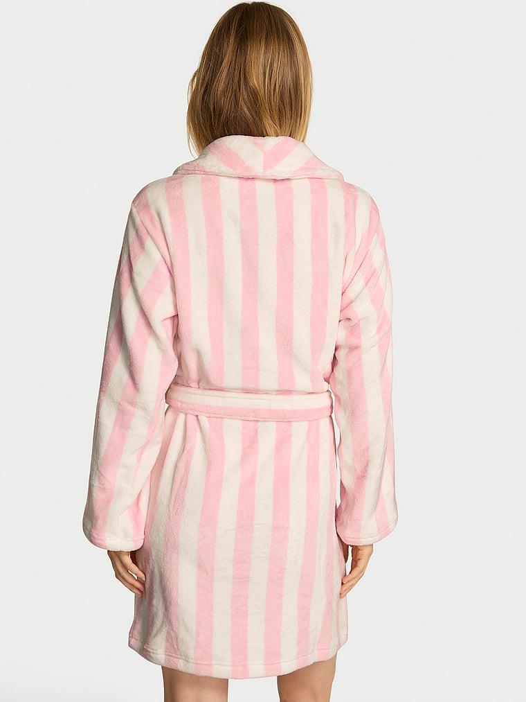 Kısa Cozy Sabahlık arka görünümü