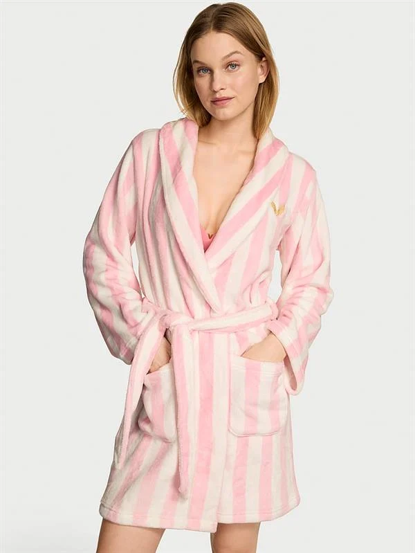 Kısa Cozy Sabahlık