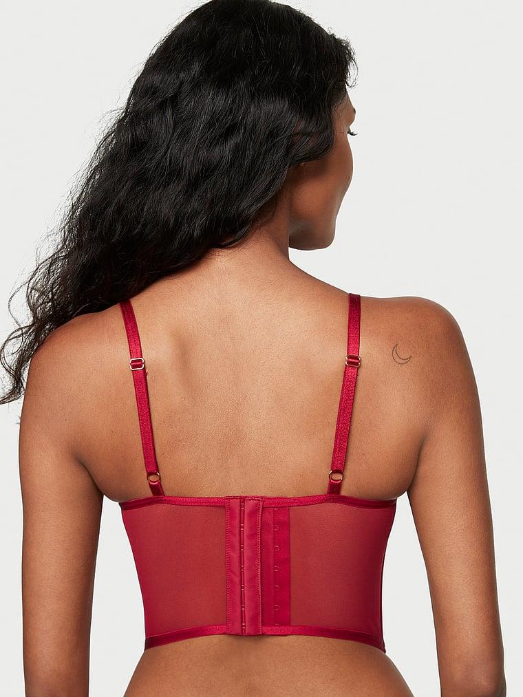 Midnight Affair Islemeli Push Up Korse Bustiyer arka görünüm