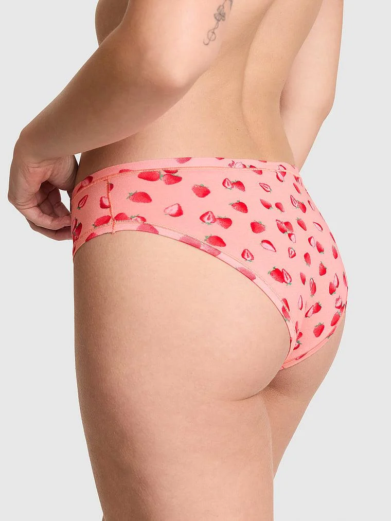 Pink Pamuklu Cheeky Kulot arka görünüm