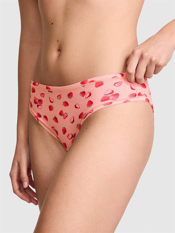 Pink Pamuklu Cheeky Kulot ön görünüm