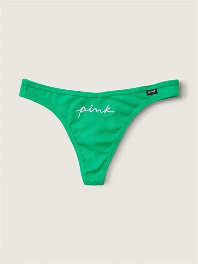 Pink Pamuklu Tanga Kulot