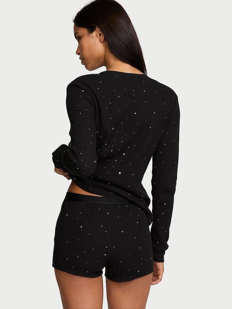 Termal Sortlu Pijama Takimi arka görünümü