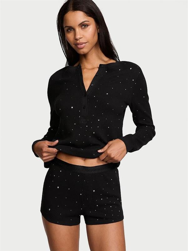 Termal Sortlu Pijama Takimi