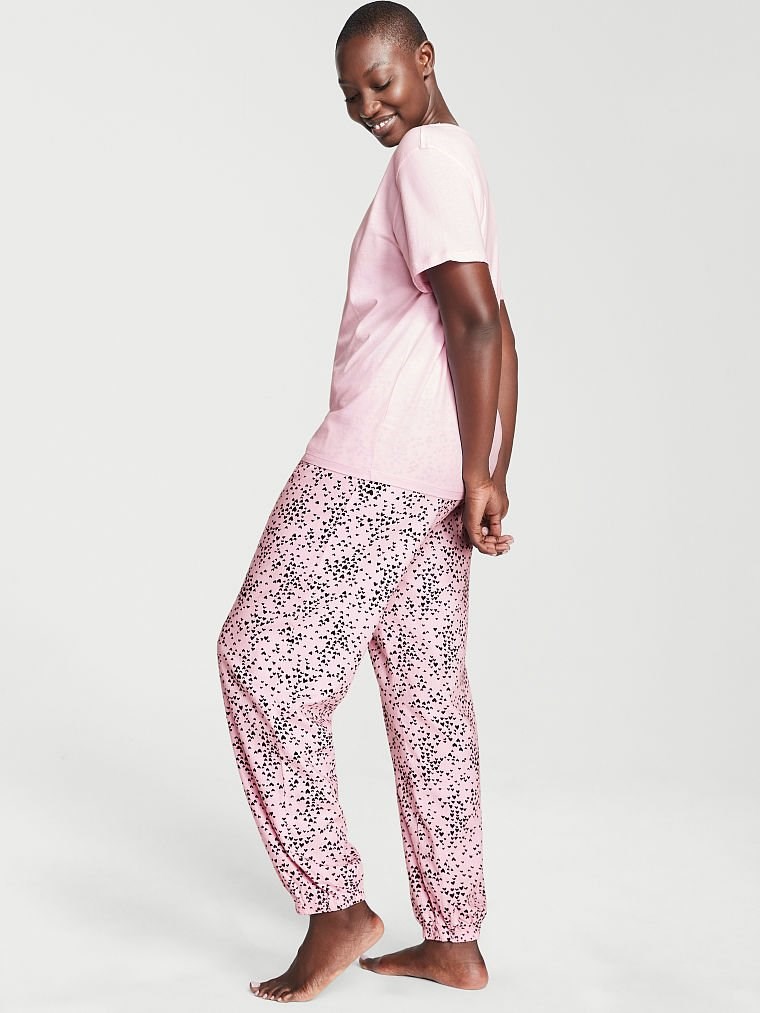 Flannel T Shirt Pijama Takimi arka görünümü