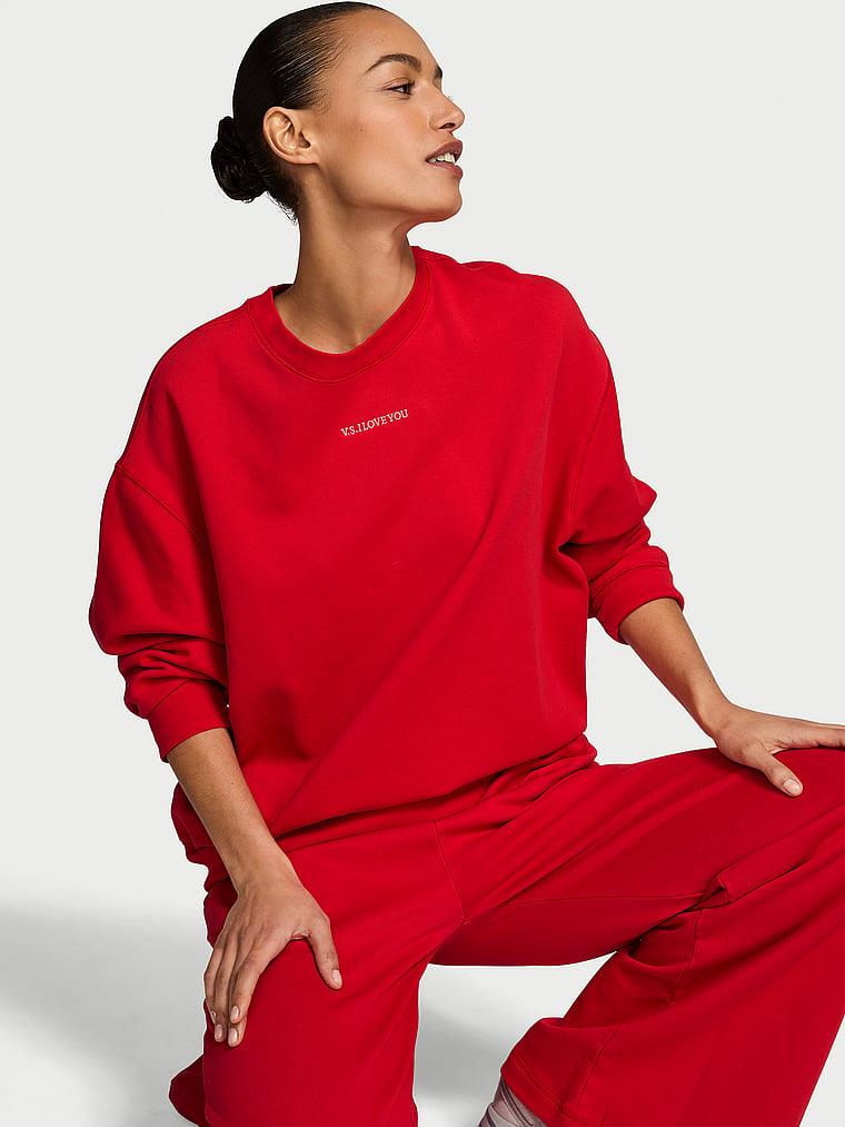 Effortless Yuvarlak Yaka Sweatshirt arka görünümü