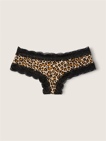 Victorias S Secret Pink Dantel Kenarli Cheekster Kulot