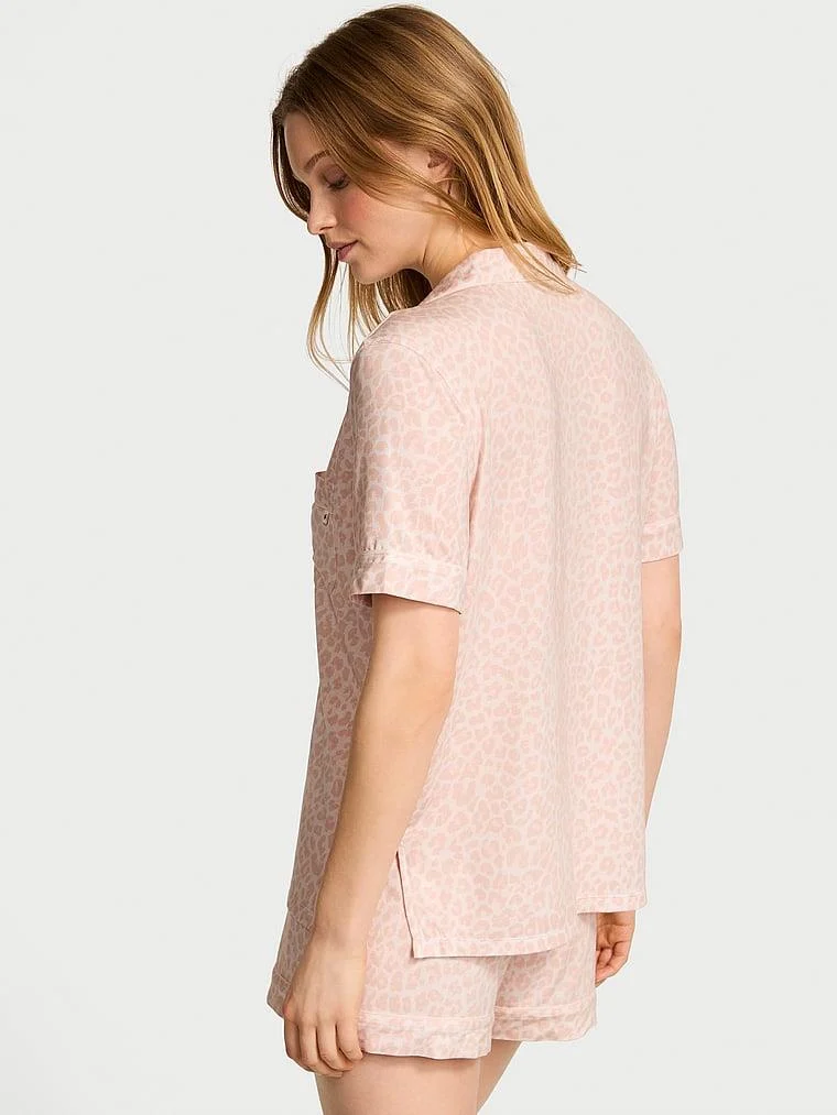 Modal Kısa Pijama Takimi arka görünüm