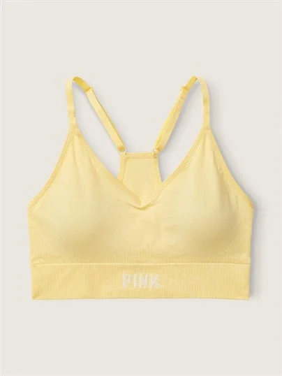 Pink Seamless Spor Sütyeni