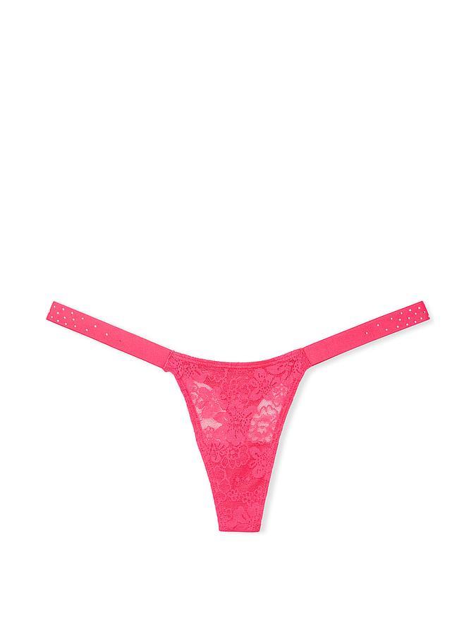 Pink Wink Bling Dantelli Mikro Tanga arka görünümü