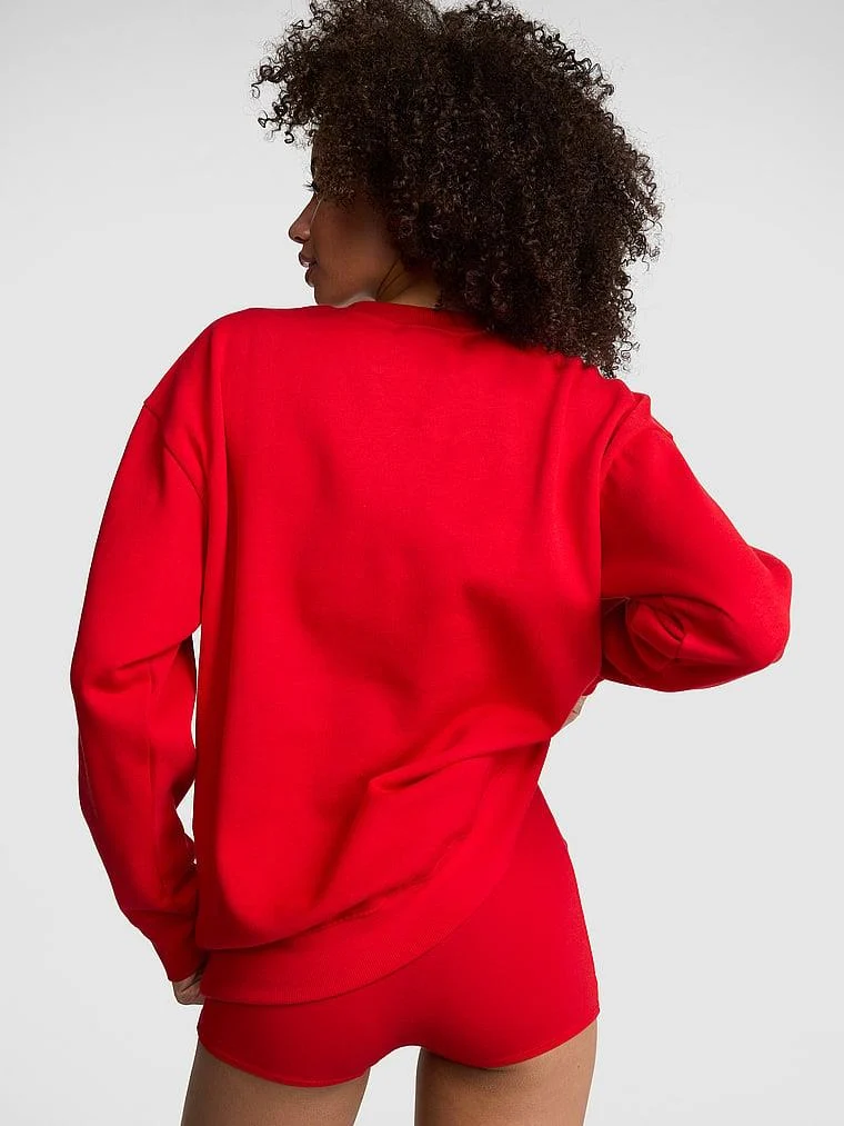 Pink Ivy Oversize Bisiklet Yaka Sweatshirt arka görünüm