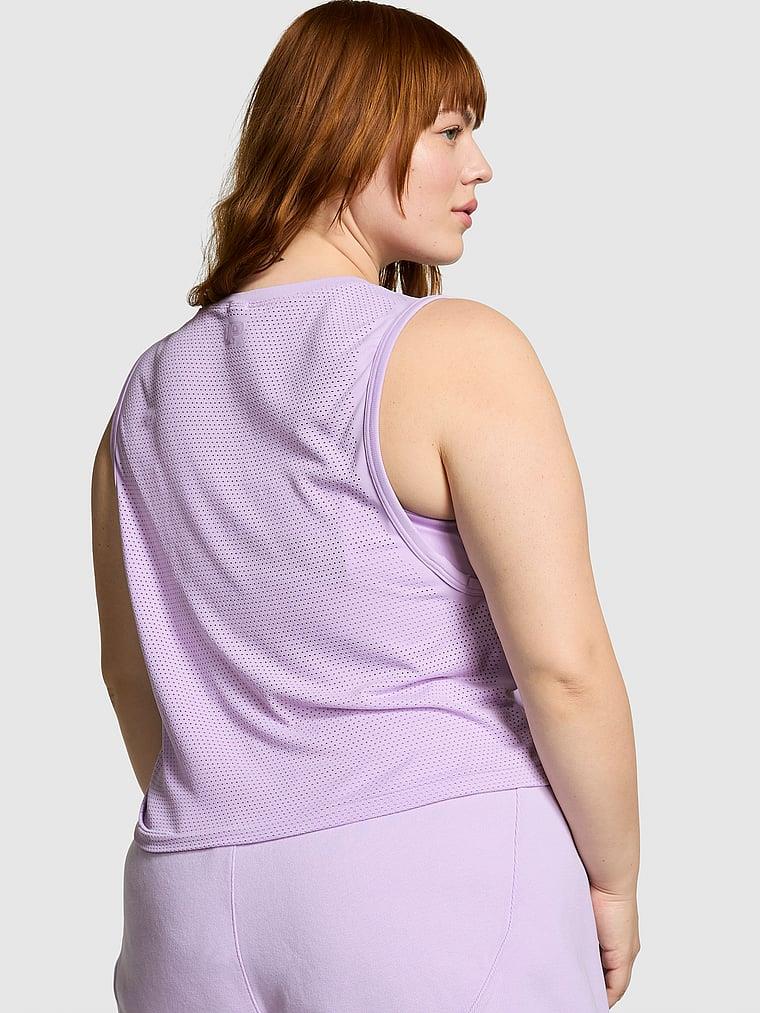 Pink Seamless Dokumlu Atlet arka görünümü