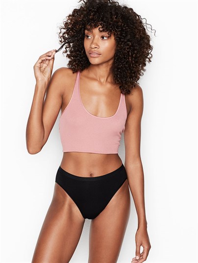 Victoria S Secret Esnek Pamuk Yüksek Bacak Boxer Kulot