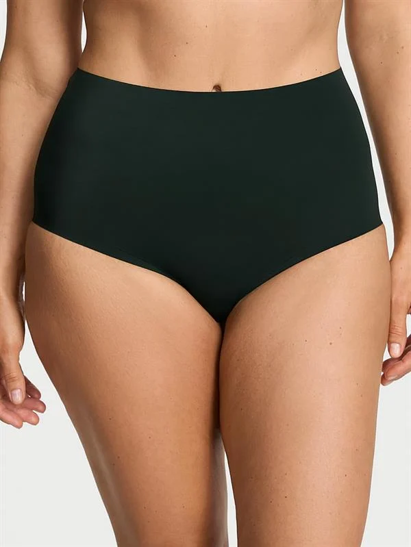 Lazer Kesim Ekoseli Tul Brief Kulot