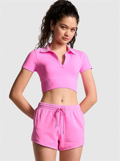 Pink Ivy Kivrimli Polar Etek Sort