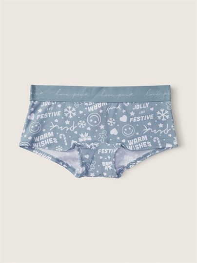 Pink Logo Detayli Boyshort Kulot
