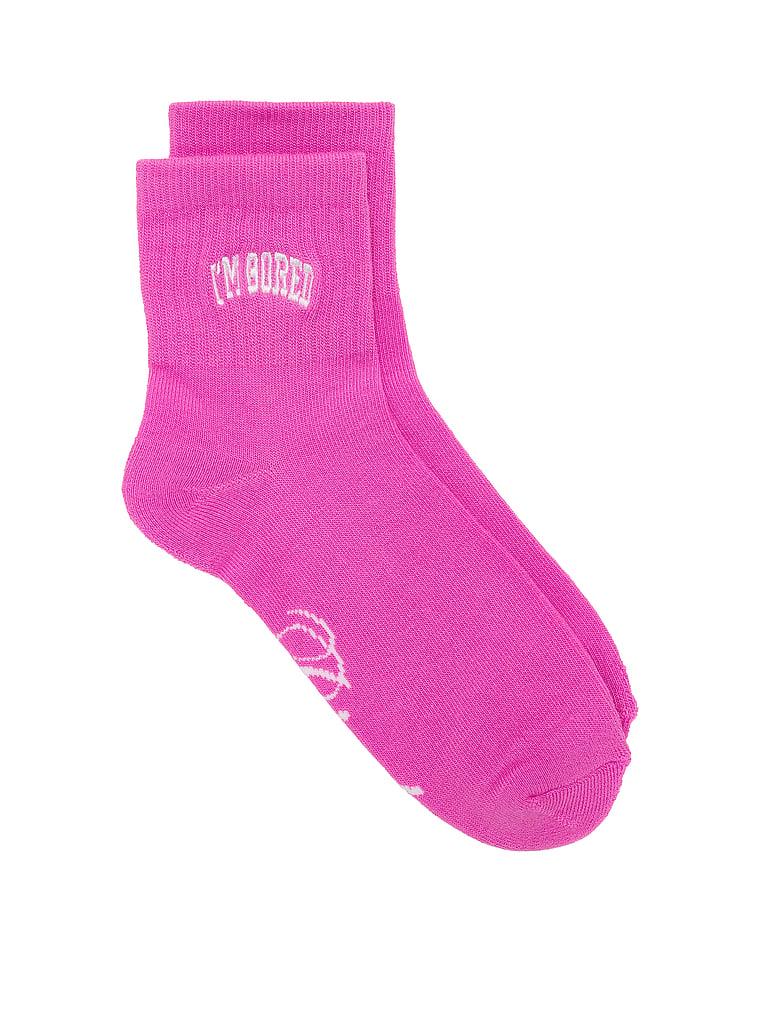 Pink Kısa Corap arka görünümü