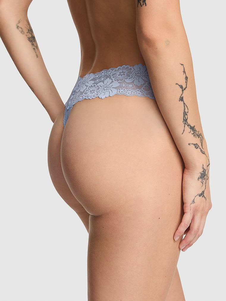 Pink Wink Dantelli Tanga arka görünümü