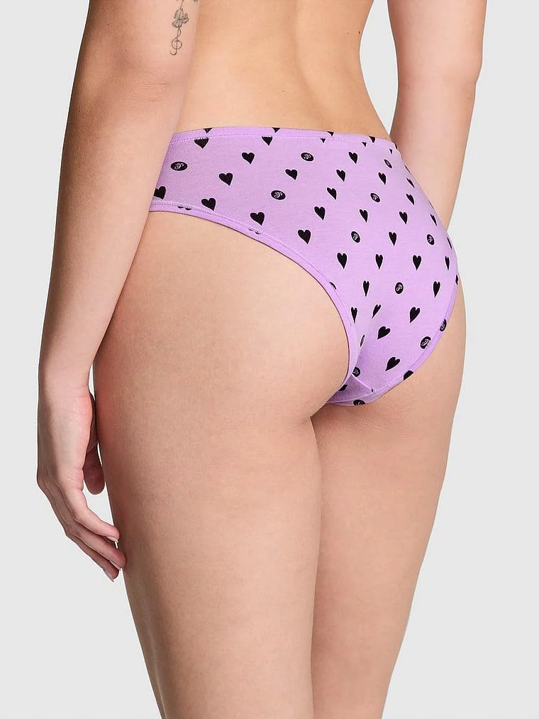 Pink Pamuklu Cheeky Kulot arka görünüm
