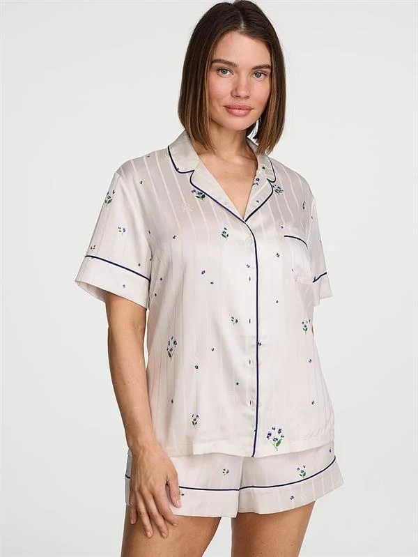 Signature Saten Kısa Pijama Takimi