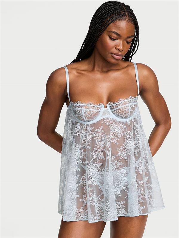 Wicked Desteksiz Dantelli Babydoll Takimi