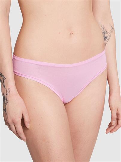Pink Pamuklu Cheeky Kulot ön görünüm