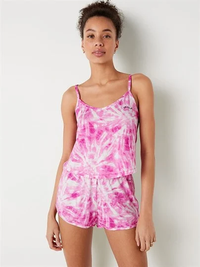 Pink Modal Pajama Short Set