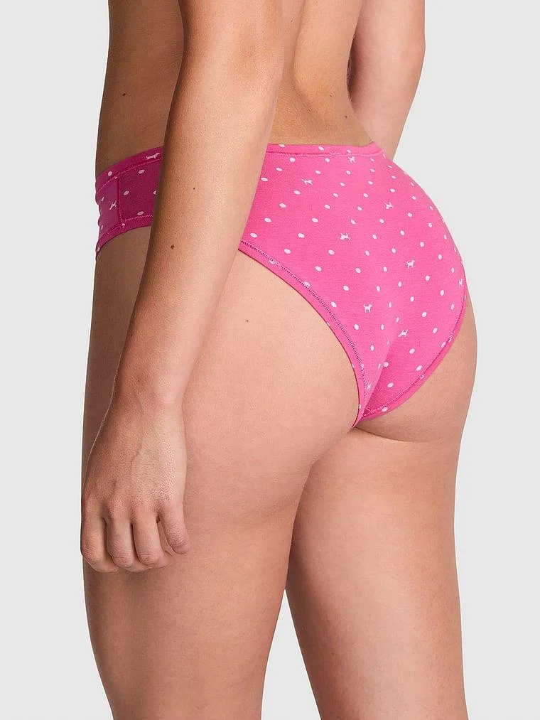 Pink Pamuklu Cheeky Kulot arka görünüm