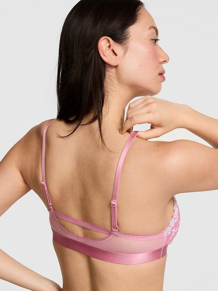 Pink Pink Wink Desteksiz Ucgen Bralet arka görünümü