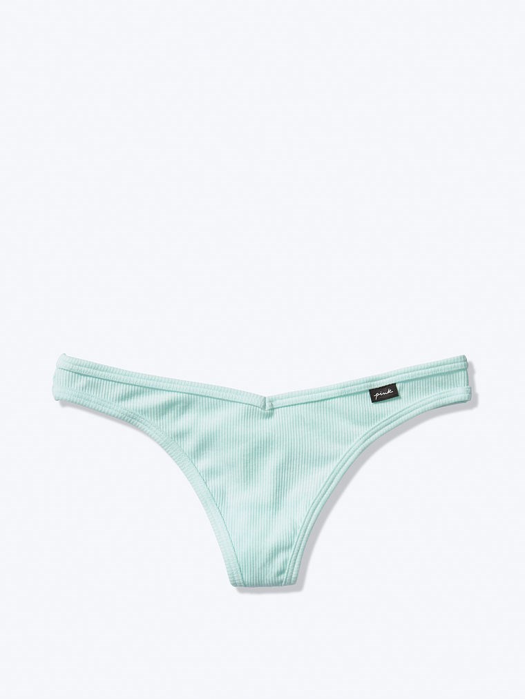 Pink Pamuk Tanga Kulot arka görünümü