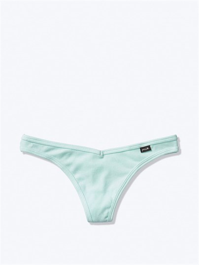 Pink Pamuk Tanga Kulot