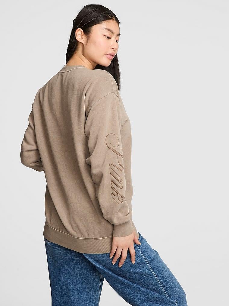 Pink Ivy Oversize Bisiklet Yaka Sweatshirt arka görünüm