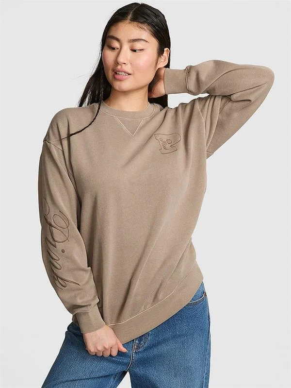 Pink Ivy Oversize Bisiklet Yaka Sweatshirt