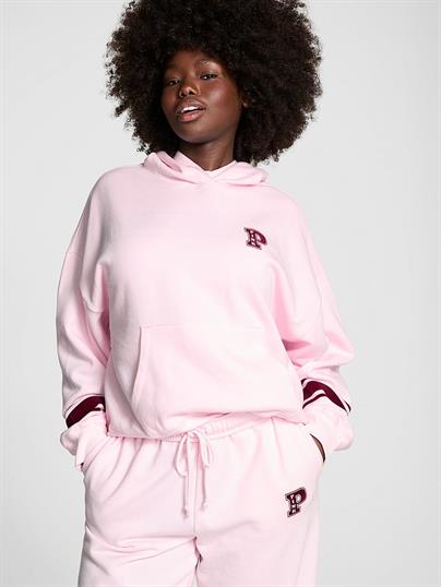 Pink Ivy Kampus Polar Kapusonlu Sweatshirt