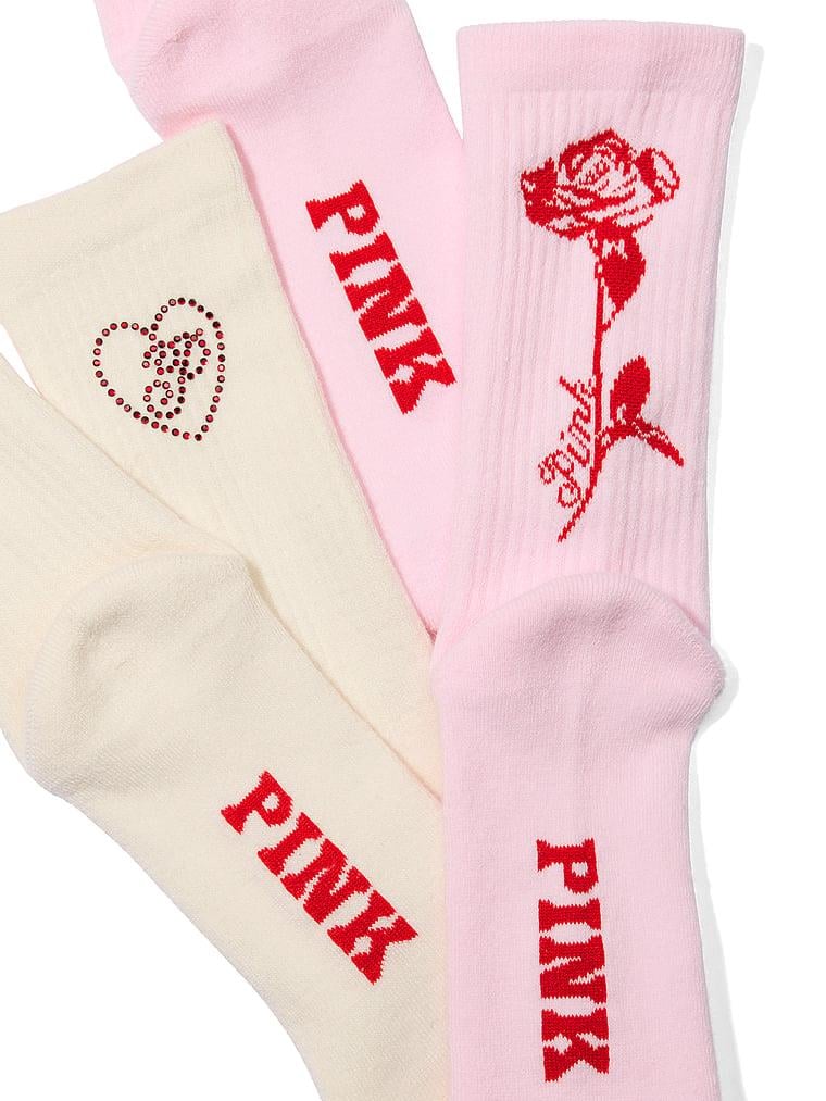 Pink 2li Paket Kısa Corap arka görünüm
