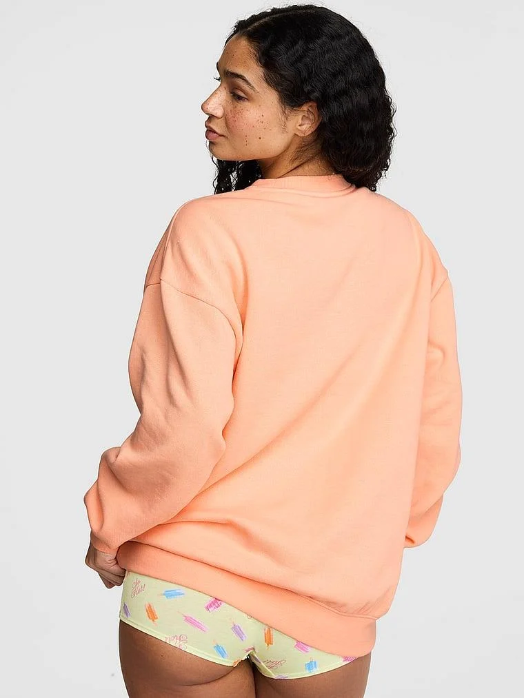 Pink Ivy Oversize Bisiklet Yaka Sweatshirt arka görünüm