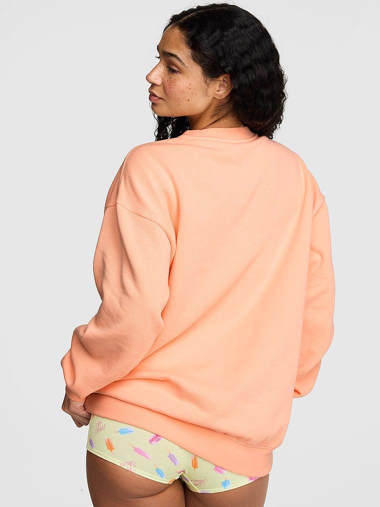 Pink Ivy Oversize Bisiklet Yaka Sweatshirt arka görünümü