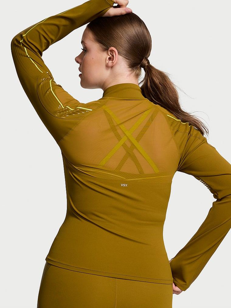 Yeni Stil! Vsx Elevate Kontur Detayli Fermuarli Sweatshirt arka görünümü