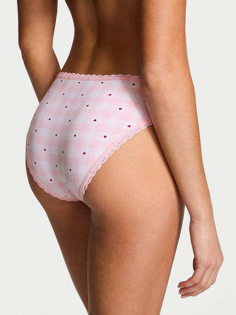 Dantelli Pamuklu Bikini Kulot arka görünümü