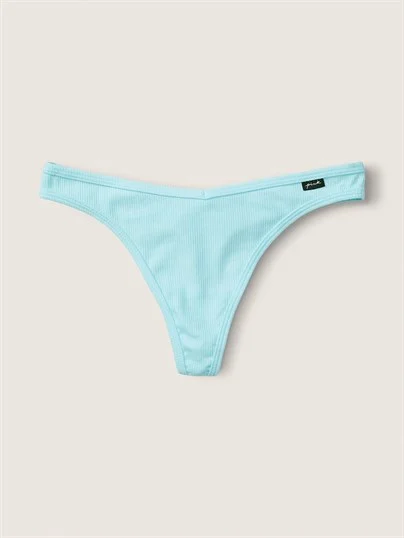 Pink Pamuk Tanga Kulot