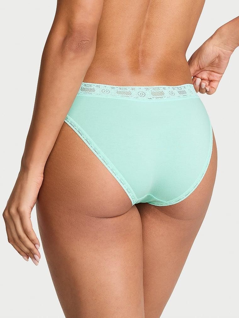 Dantelli Pamuklu Bikini Kulot arka görünümü