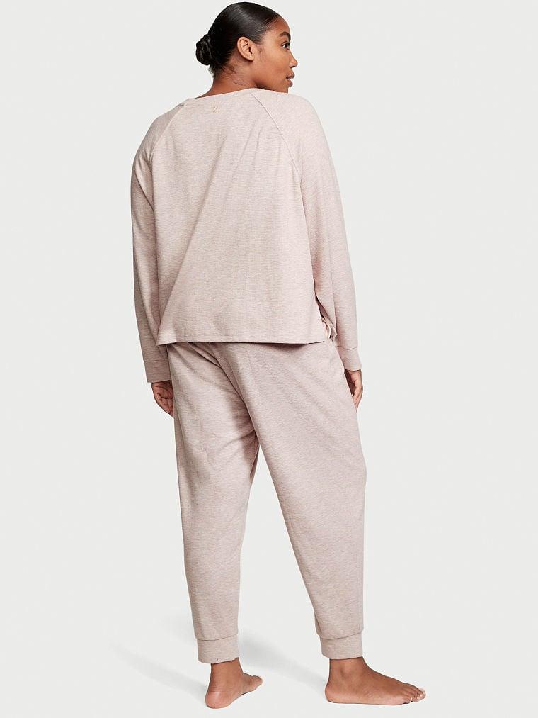 Glow Waffle Henley Jogger Takimi arka görünümü