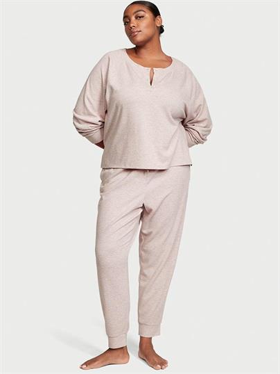 Glow Waffle Henley Jogger Takimi