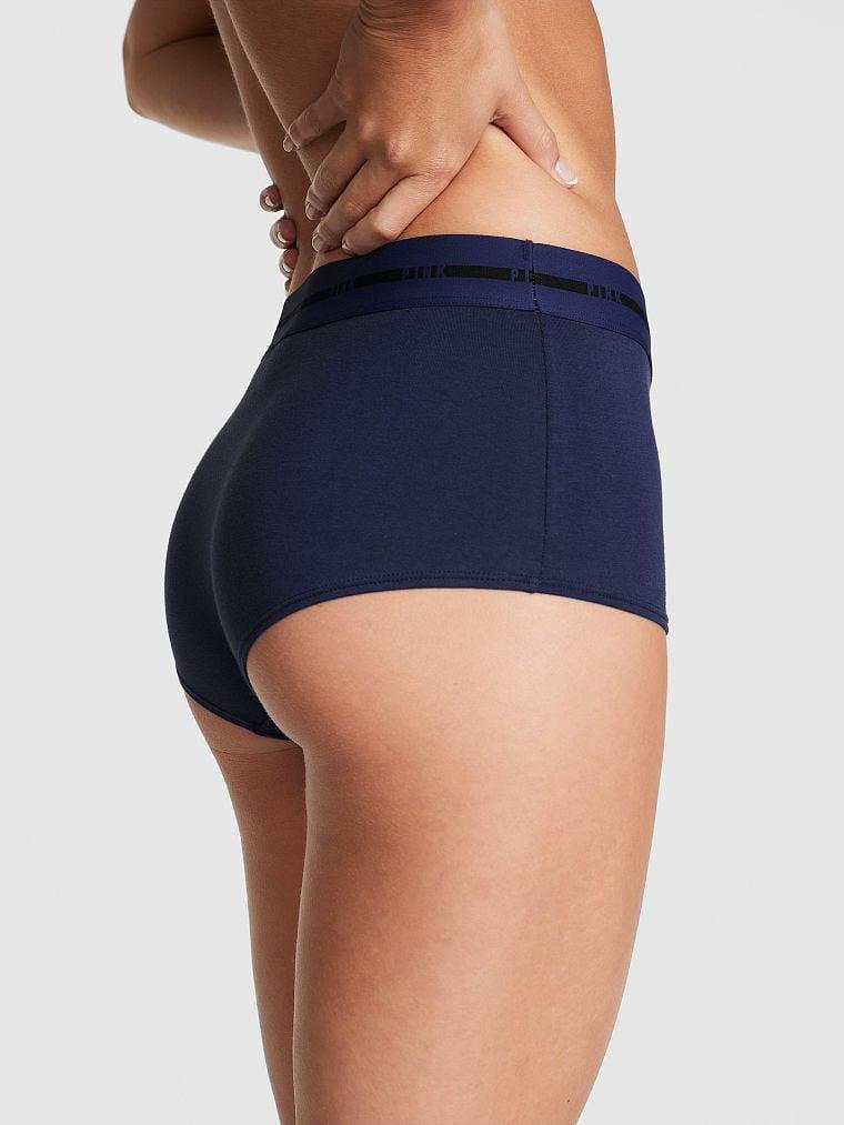 Pink Logolu Boyshort Kulot arka görünümü