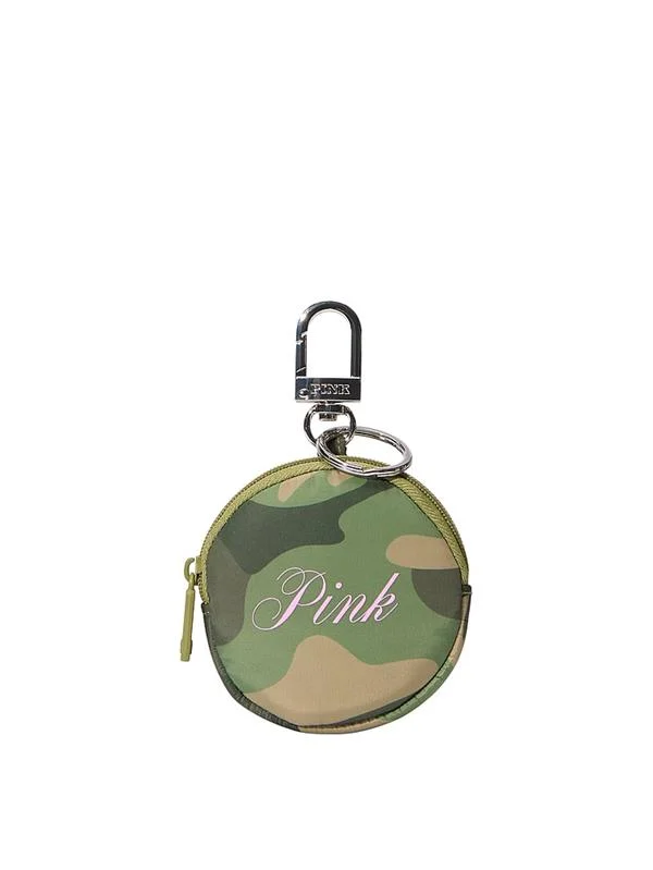 Pink Fermuarli Cuzdan Anahtarlik ön görünüm