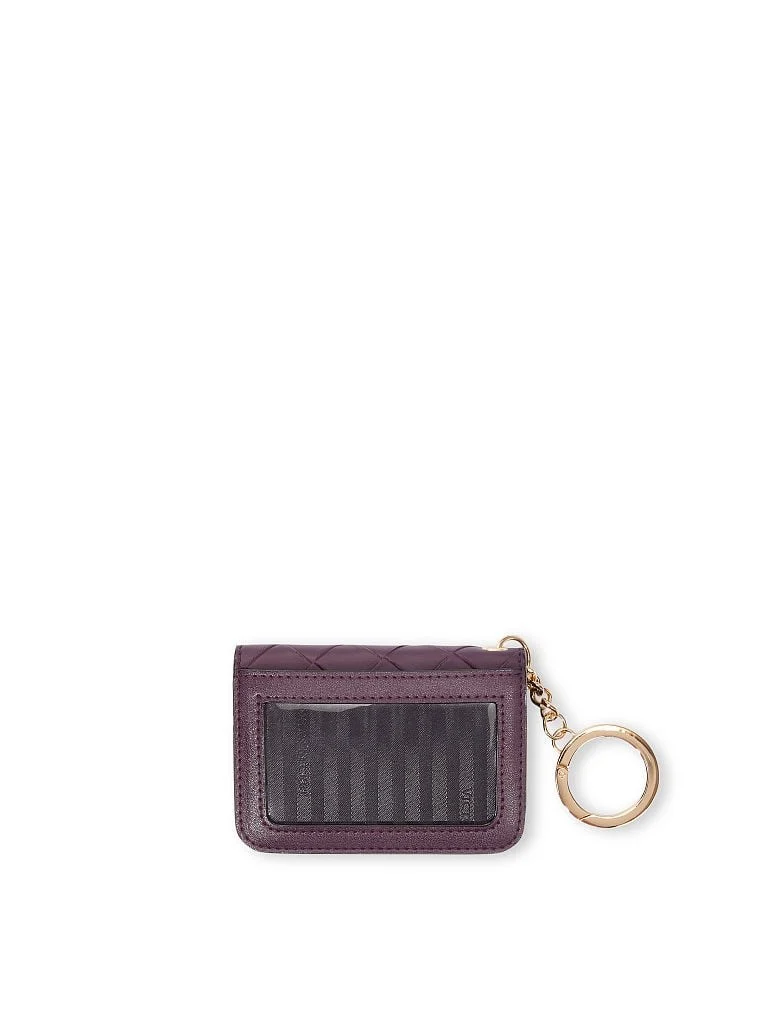 Black Violet Woven Katlanabilir Kartlik VS26520965 arka görünüm
