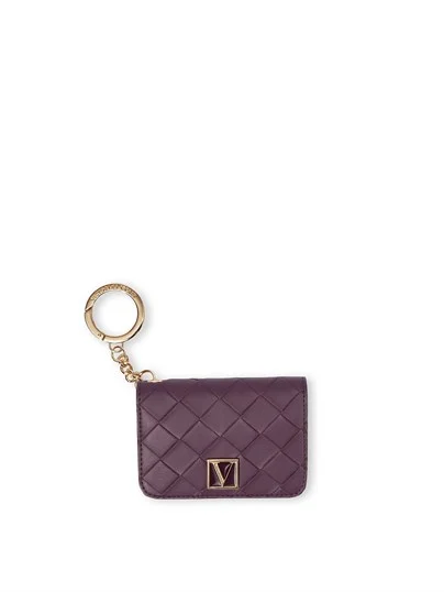 Black Violet Woven Katlanabilir Kartlik VS26520965 ön görünüm