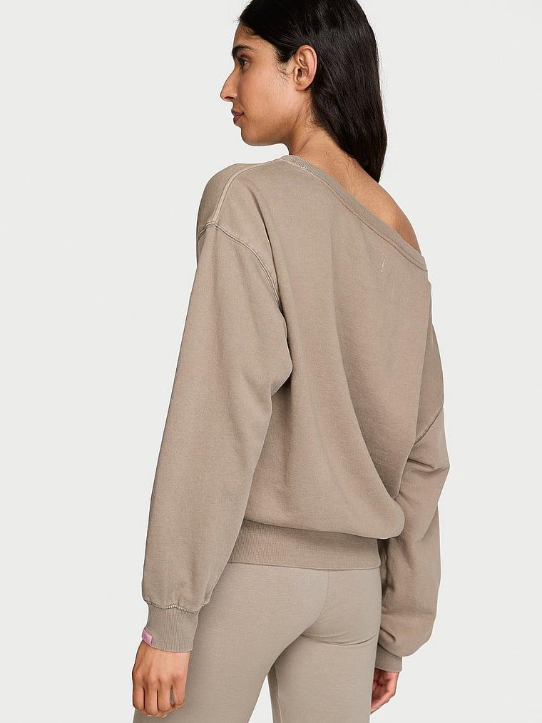 Bridal Kayik Yaka Sweatshirt arka görünümü